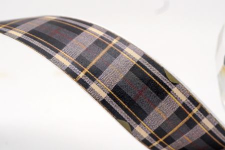 Anthrazitgraues Tartan Karobband_AI